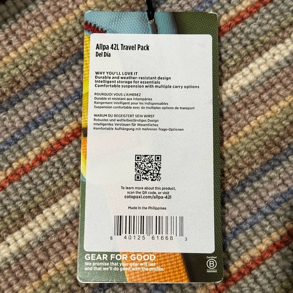 Allpa Del Dia 42L Travel Pack - Picture 5 of 5